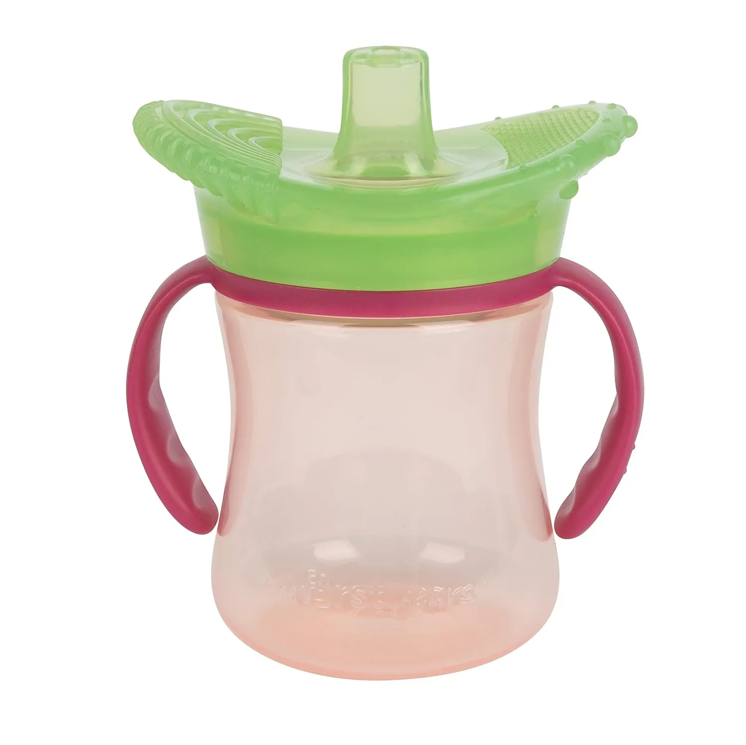 The First Years SenseAbles Teethe-Around Sensory Trainer Cup, 7 oz, Pink
