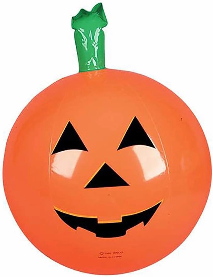The Dreidel Company Halloween Pumpkin Inflatable Decorations, 16" Tall (6-Pack) Halloween Decor, Halloween Pumpkin Toy