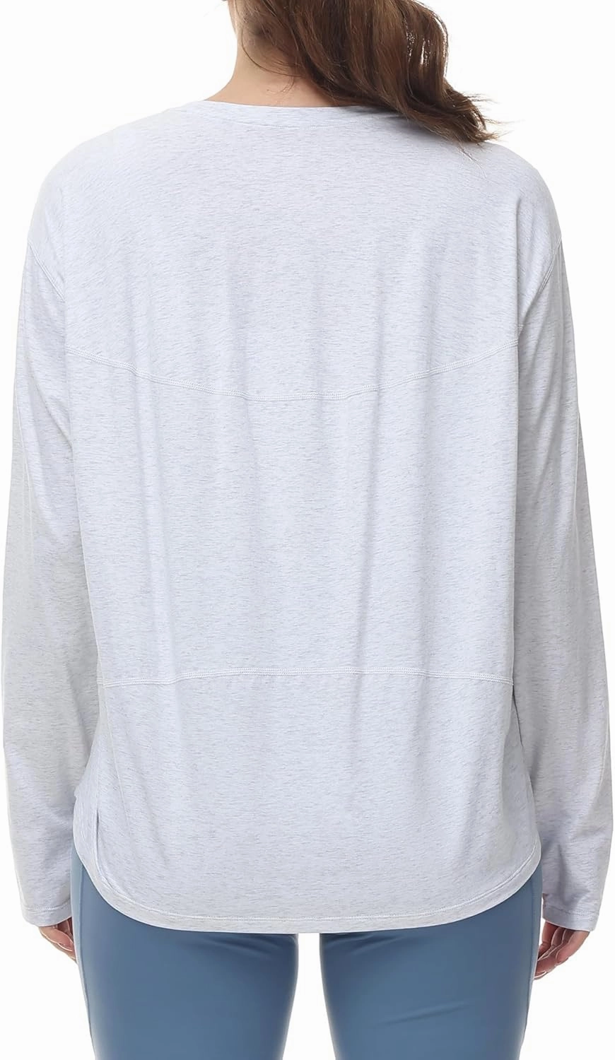 THE GYM PEOPLE Women's Long Sleeve Workout Shirts Back Loose Fit Running Tee Tops with Thumb Hole