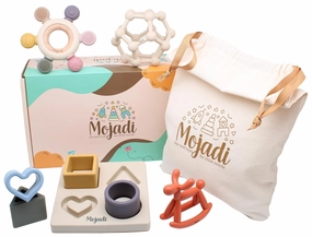 theeting Toys for Babys - Silicone Baby Teething Baby Teether for 3-6Months Toys for Babies 0-6Months Toys Kit and Gift Set, Newborn and up