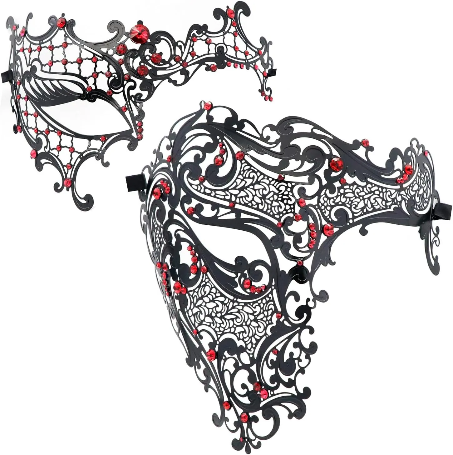 Thmyo Couples Masquerade Mask Venetian Phantom Of The Opera Laser Cut Metal Mask