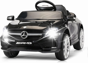 TOBBI Licensed Mercedes Benz Electric Car for Kids 3 , Children Ride On Toy with Parental Remote Control, Kids’ Electric Vehicle with Soft Start Design/3 Speed/Radio & LED Lights