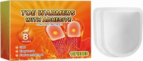 Toe Warmer Pad for Cold Feet Relief 8Hour Heat Thin and Comfortable Toe Warmers Heat Pad 10PCS Bag