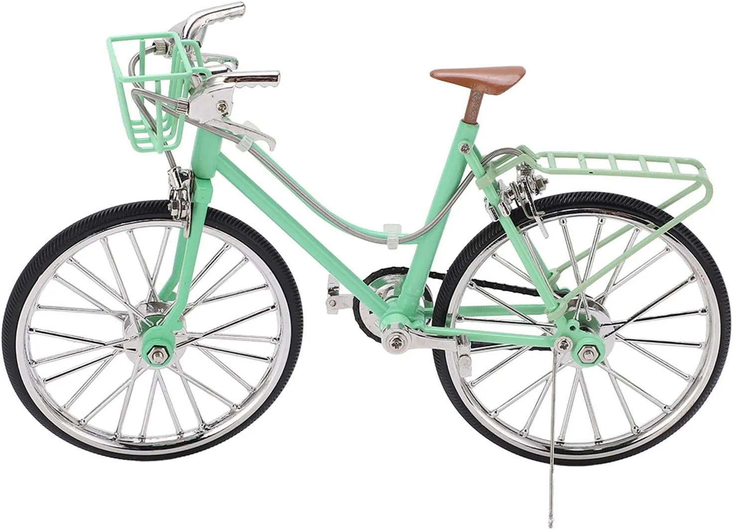TOPINCN Mini Model Decor Alloy Toy Bookshelf Alloy Model DIY Model Decoration Car Green Light Motorcycle Kits