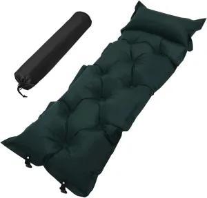 Totority Inflatable Camping Pad Automatic Inflation Large Size Sleeping Mat Pillow Included for Comfort
