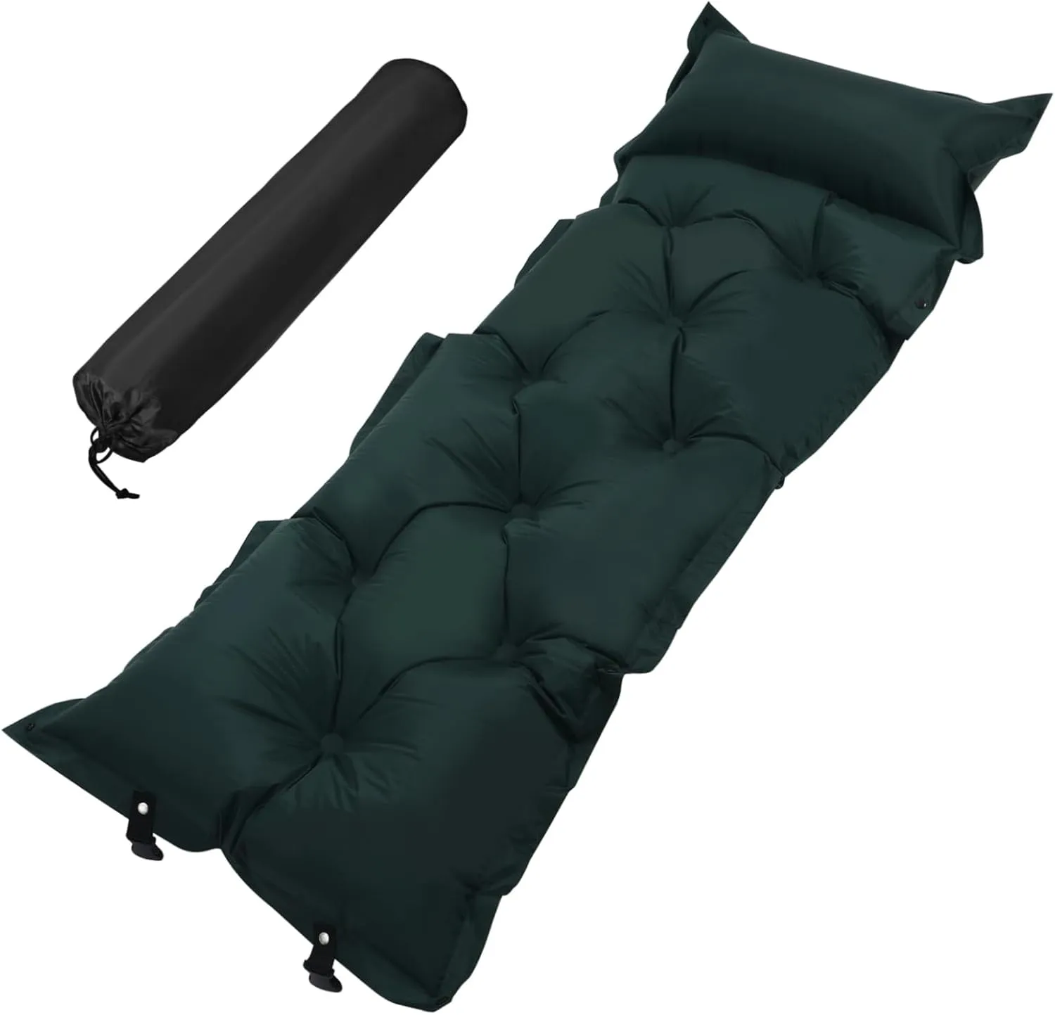 Totority Inflatable Camping Pad Automatic Inflation Large Size Sleeping Mat Pillow Included for Comfort