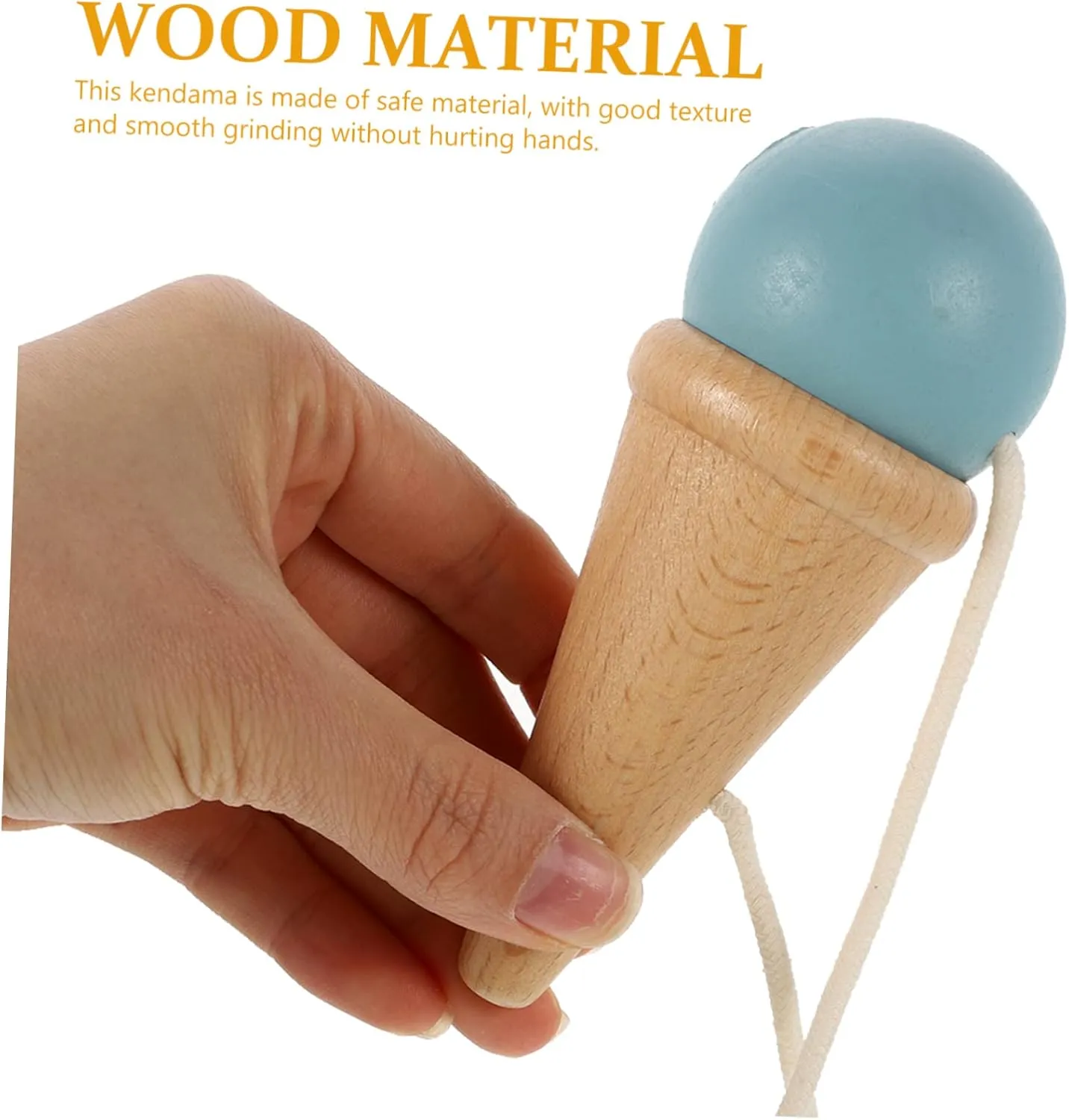 Totority Skill Ball Sports Accessories Indoor Playset Kidcraft Playset Kids Playset Portable Cup Kids Travel Accessories Sport Accessories Children Supply Kendama Baby Pull Wire Wood Toy