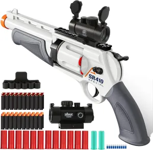Toy Guns for Boys, Shotgun Foam Blaster, Enhanced Revolver Children Outdoor CS Soft Bullet Toy Rifle, Birthday Xmas Gift for Kids Age 8  (Grizzly)