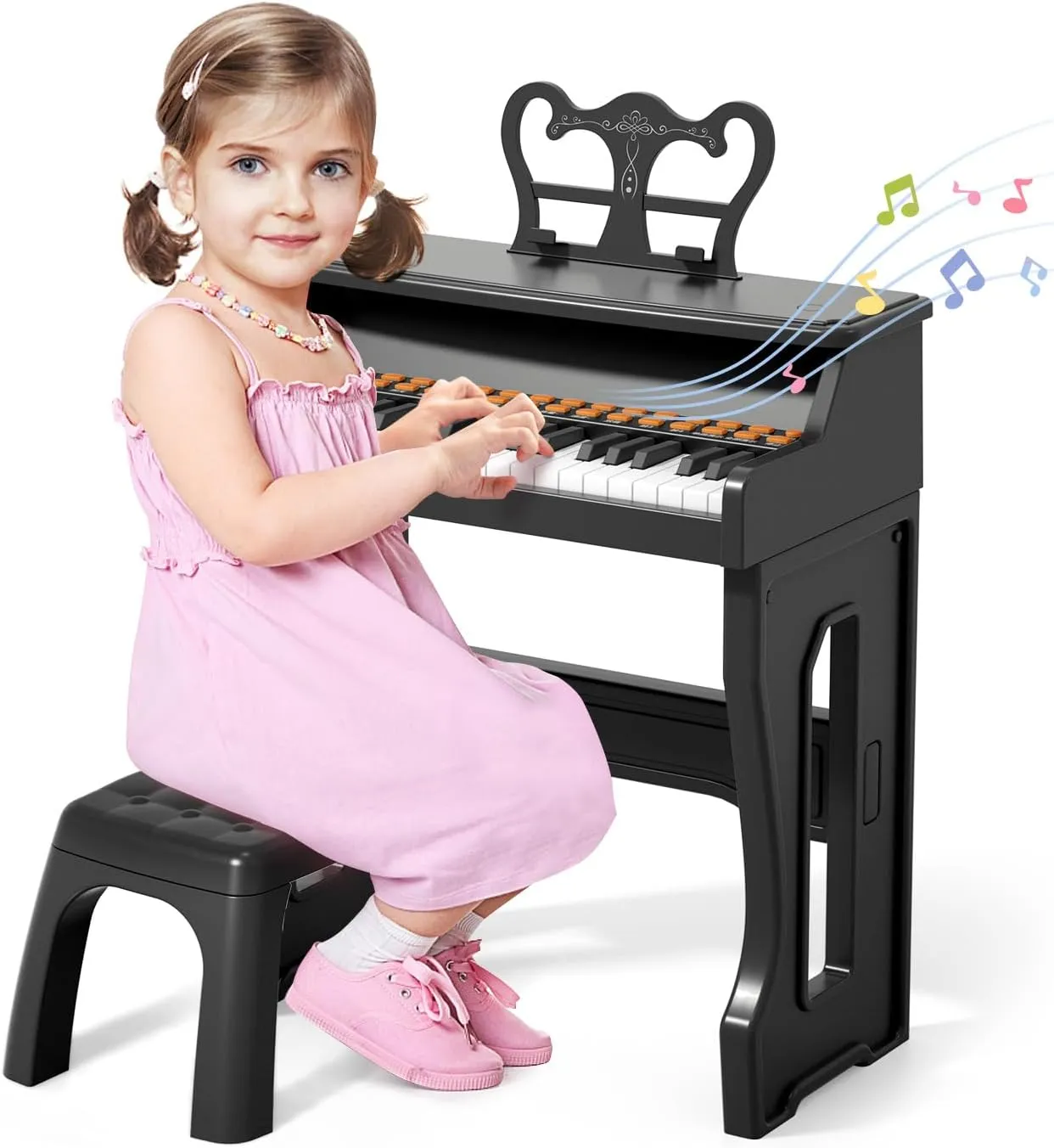 Toy Pianos for Kids Ages 3-7 - Children's Musical Keyboard for Beginners Boys Girls Birthday Gift Learning Piano 37 Keys 4 5 6 8 Years Old Girls and Boys Birthday Gift