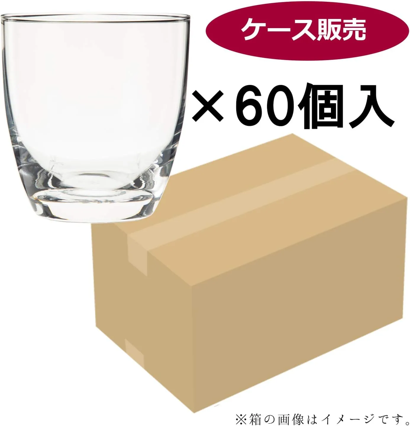 Toyo Sasaki Glass Tumbler, Water Variation, 11.8 fl oz (325 ml), Made in Japan, Set of 60 (Sold by Case), Dishwasher Safe T-24107HS