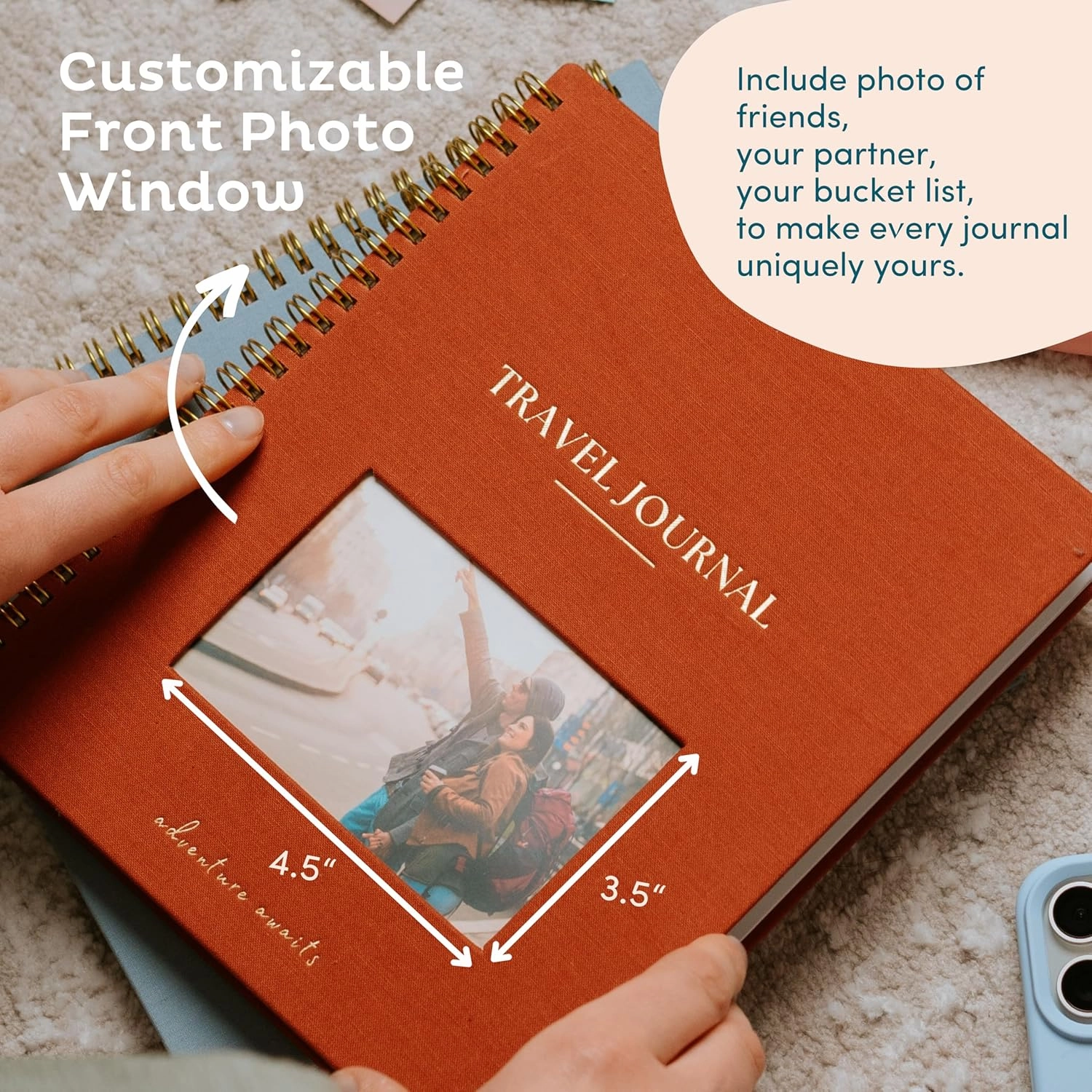 Travel Journal for Women with Prompts – Travel Scrapbook, Bucketlist, Roadtrip & Adventure Journal – Great Travel Planner Gift, Undated Travel Diary, Travel Journal for Men, Couples, Teens (Olive)