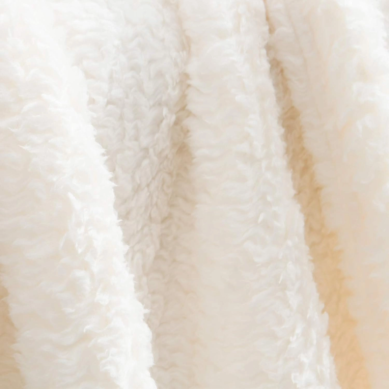 Ultra Soft Cozy Sherpa Throw Blanket, Solid Antique White Light Weight Warm Decorative Boho Style Plush Throw Blanket Cover for Sofa, Couch, Bedroom,Travel, Pattern Reversible, 60”x80”