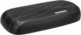Universal Bicycle Rear Seat Cushion, Bike Carrier Children Back Seat Seat Pad, PU Leather Soft Cushion Rear Rack Seat