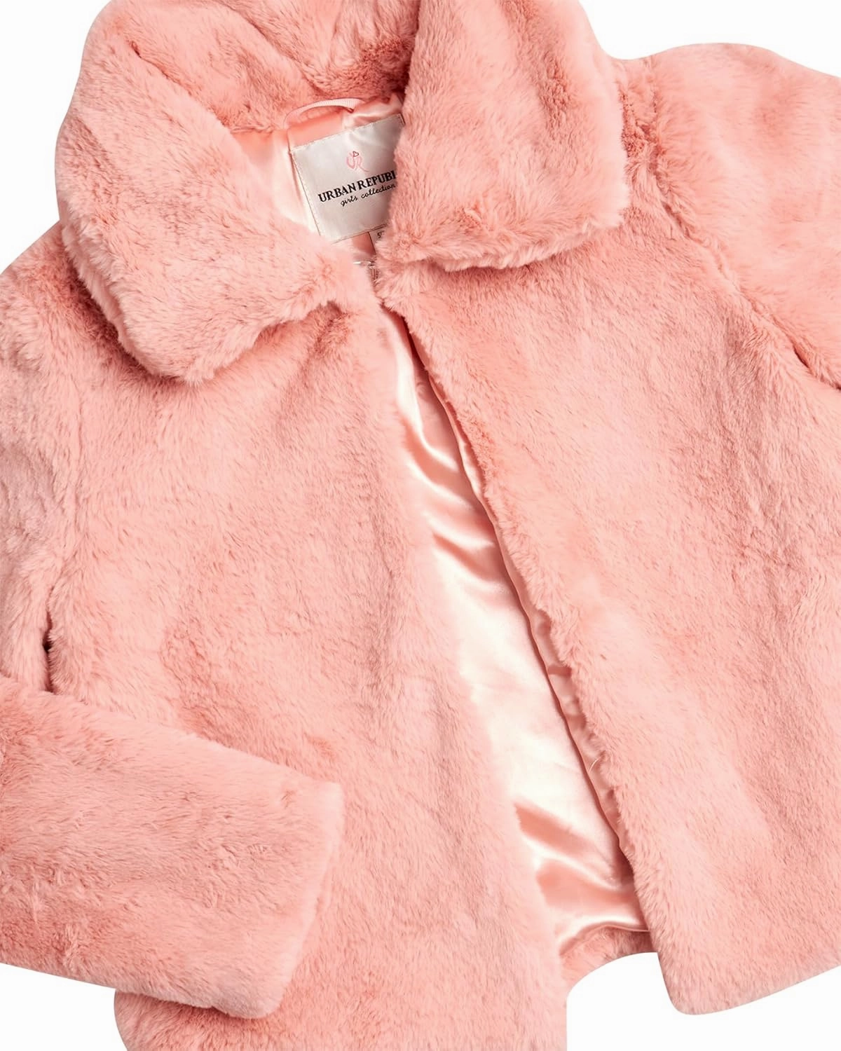 URBAN REPUBLIC Girls' Bolero Jacket - Stylish Cropped Faux Fur Bolero Cardigan - Fashion Outerwear Jackets for Girls (7-14)