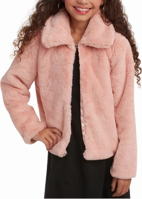 URBAN REPUBLIC Girls' Bolero Jacket - Stylish Cropped Faux Fur Bolero Cardigan - Fashion Outerwear Jackets for Girls (7-14)