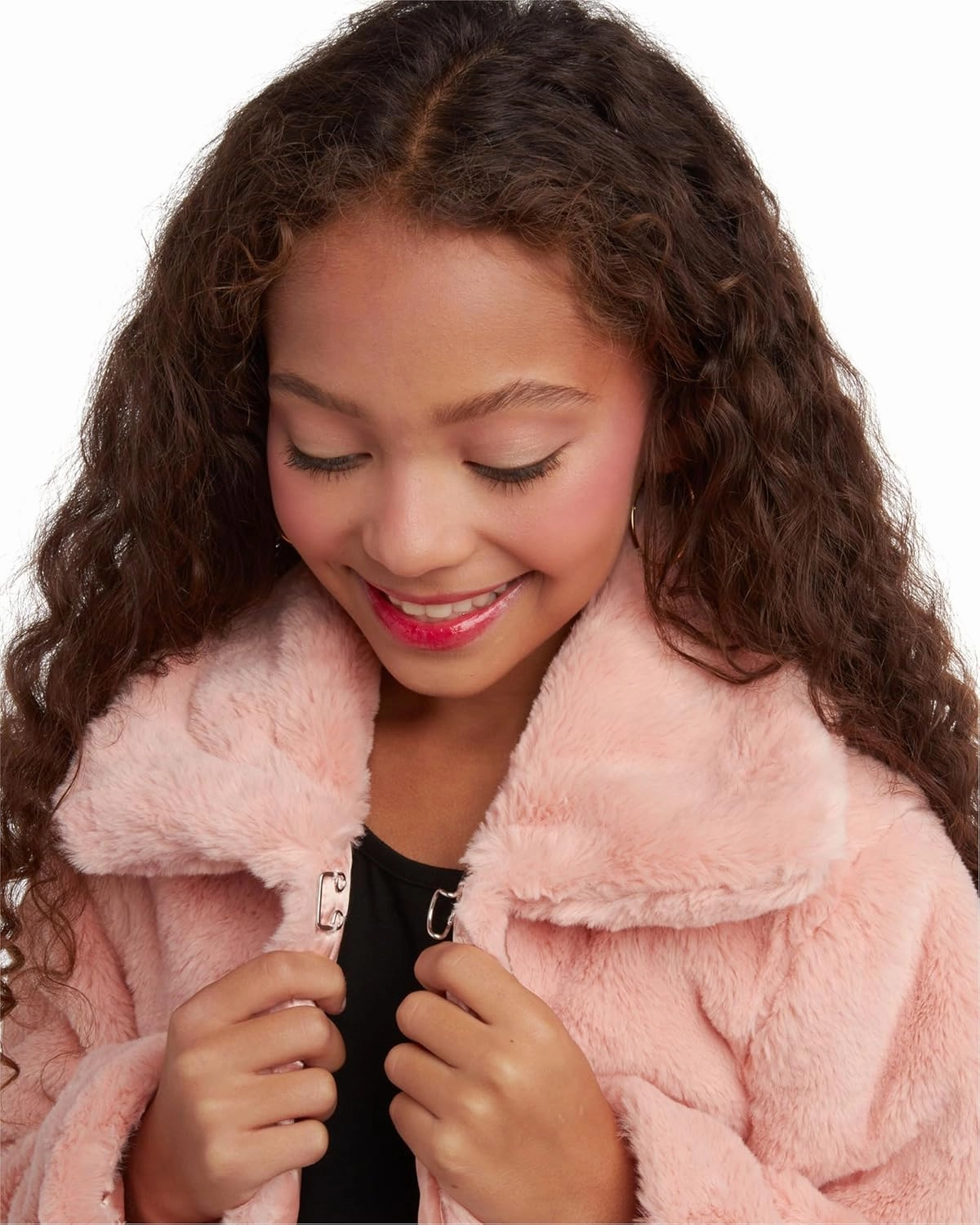 URBAN REPUBLIC Girls' Bolero Jacket - Stylish Cropped Faux Fur Bolero Cardigan - Fashion Outerwear Jackets for Girls (7-14)