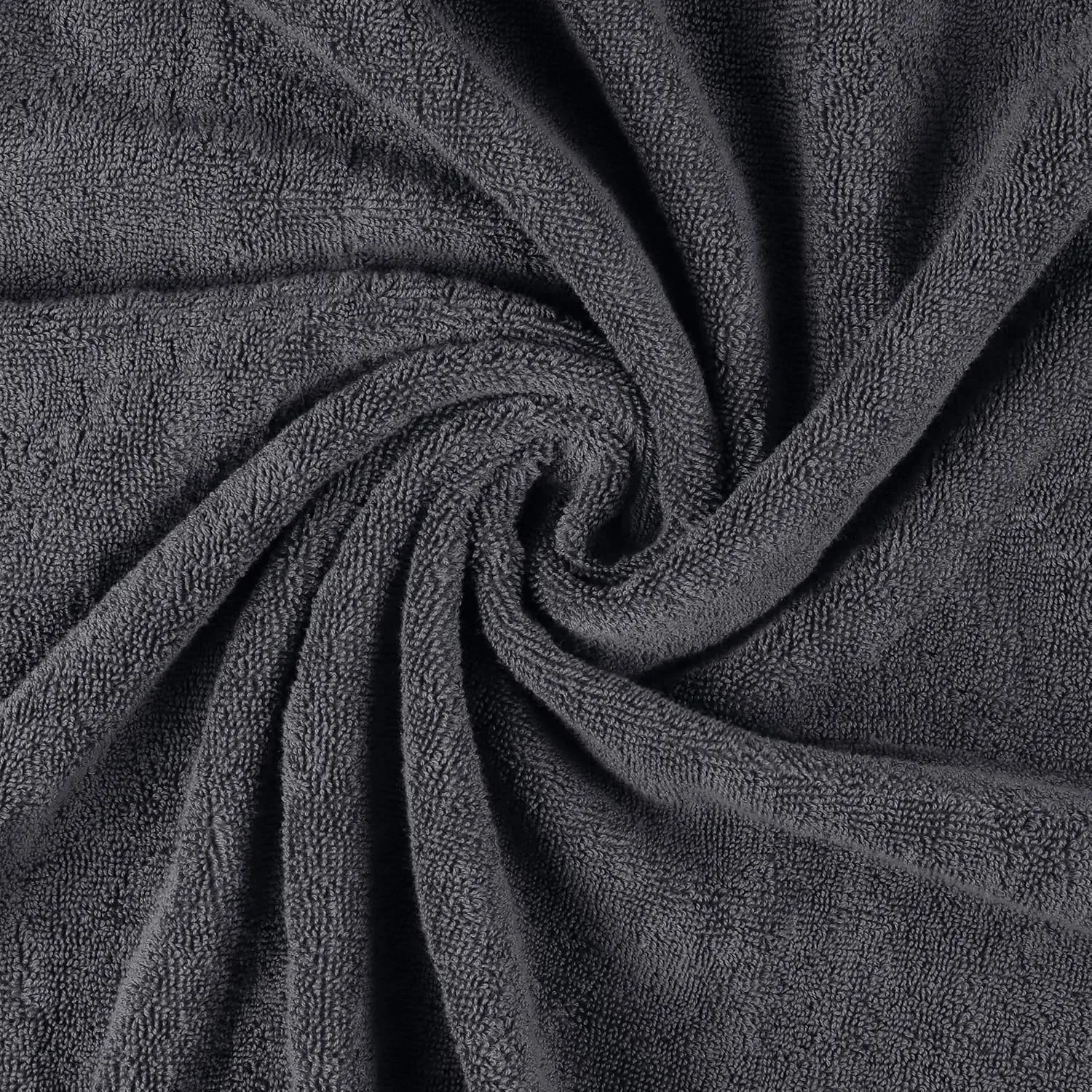 Utopia Towels - Luxurious Jumbo Bath Sheet - 600 GSM 100% Cotton Highly Absorbent and Quick Dry Extra Large Bath Towel - Super Soft Hotel Quality Towel (35 x 70 Inches, Grey) (8 Pack)