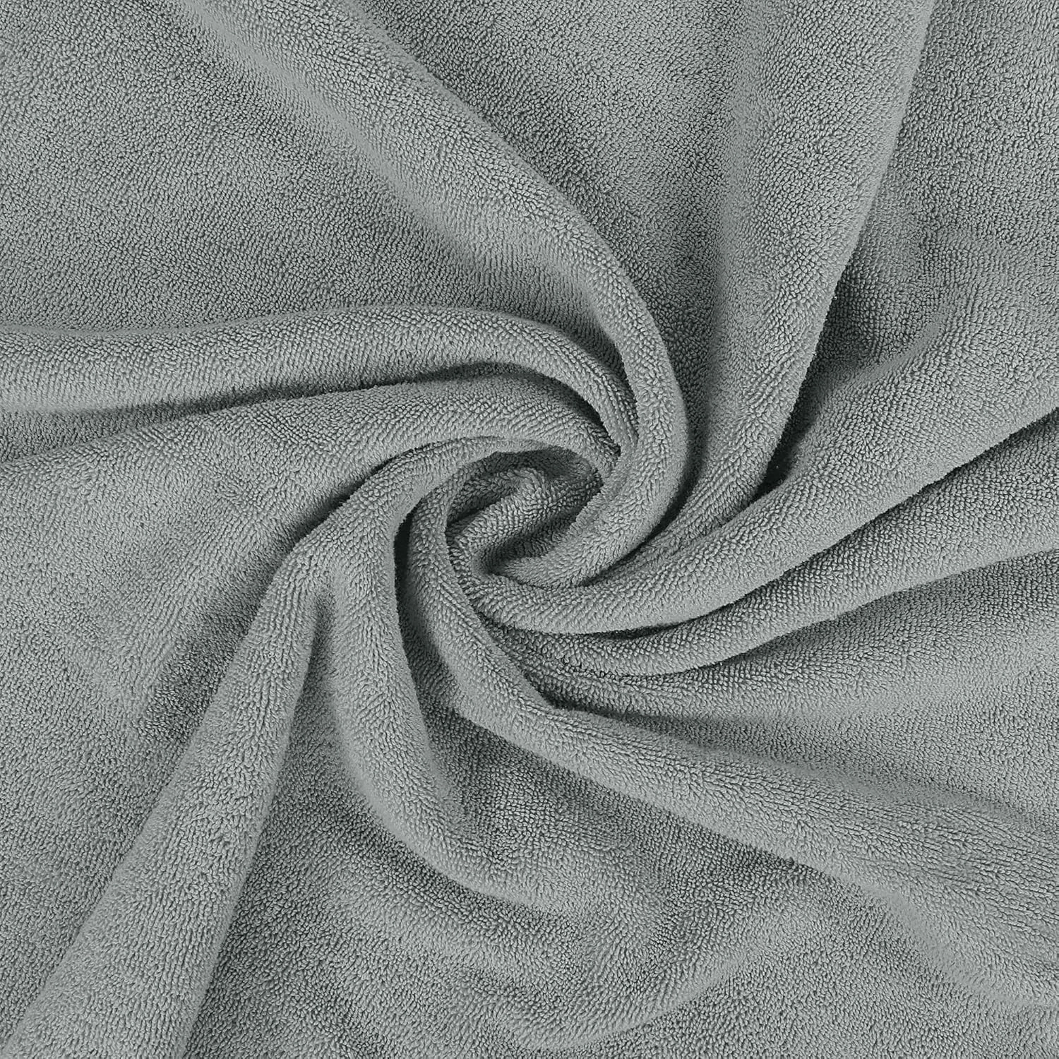 Utopia Towels Luxurious Jumbo Bath Sheet 2 Piece, 600 GSM, 35 by 70 Inches, 100% Ring Spun Cotton, Highly Absorbent and Quick Dry Extra Large Bath Towel, Super Soft Towel, Cool Grey