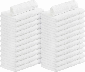 Utopia Towels White Salon Towels, Pack of 72 (Not Bleach Proof, 16 x 27 Inches) Highly Absorbent Towels for Hand, Gym, Beauty, Spa, and Home Hair Care