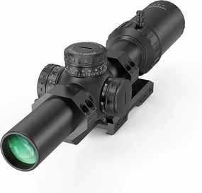 UUQ Leopard Speed 1-6/1-8/1-10x24 SFP LPVO Rifle Scope with BDC, Optics, Extended Range, 11 Levels Red Illumination,Cantilever Mount