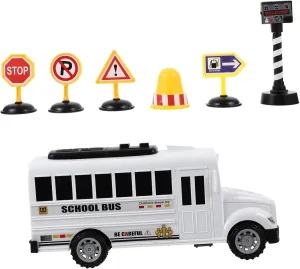 VANZACK 1Set Pull Bus for Friction Powered Vehicle Party Favors Bright Colors Compact Design for