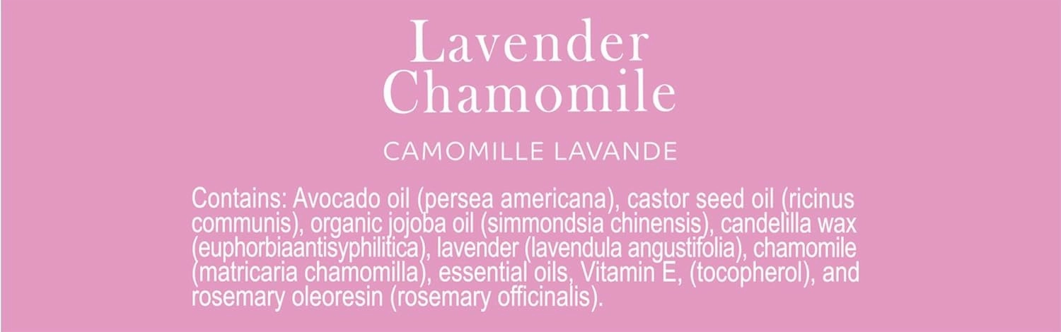 Vegan Lip Balm by PURE   SIMPLE Lavender Chamomile Lip Balm Collection, Cruelty Free Chapstick, Moisturize Dry, ed, or Chapped, Lips, 5 Tube Set.