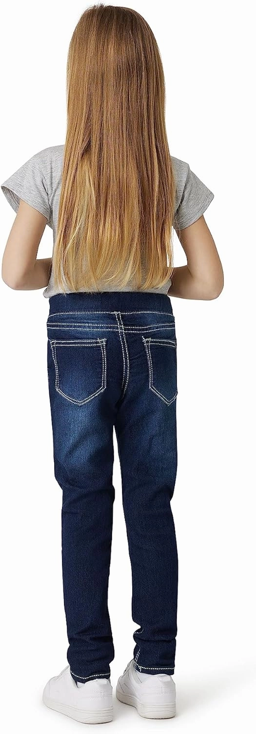 VIGOSS Girls' Jeggings - Pull On Super Stretch Denim Skinny Jeans for Girls (2T-16)