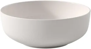 Villeroy & Boch Afina Gourmet Medium Serving Bowl, Premium Porcelain, Made in Germany, Dishwasher and Microwave Safe, 9.5 x 9.5x 3.5 in, Stackable, White