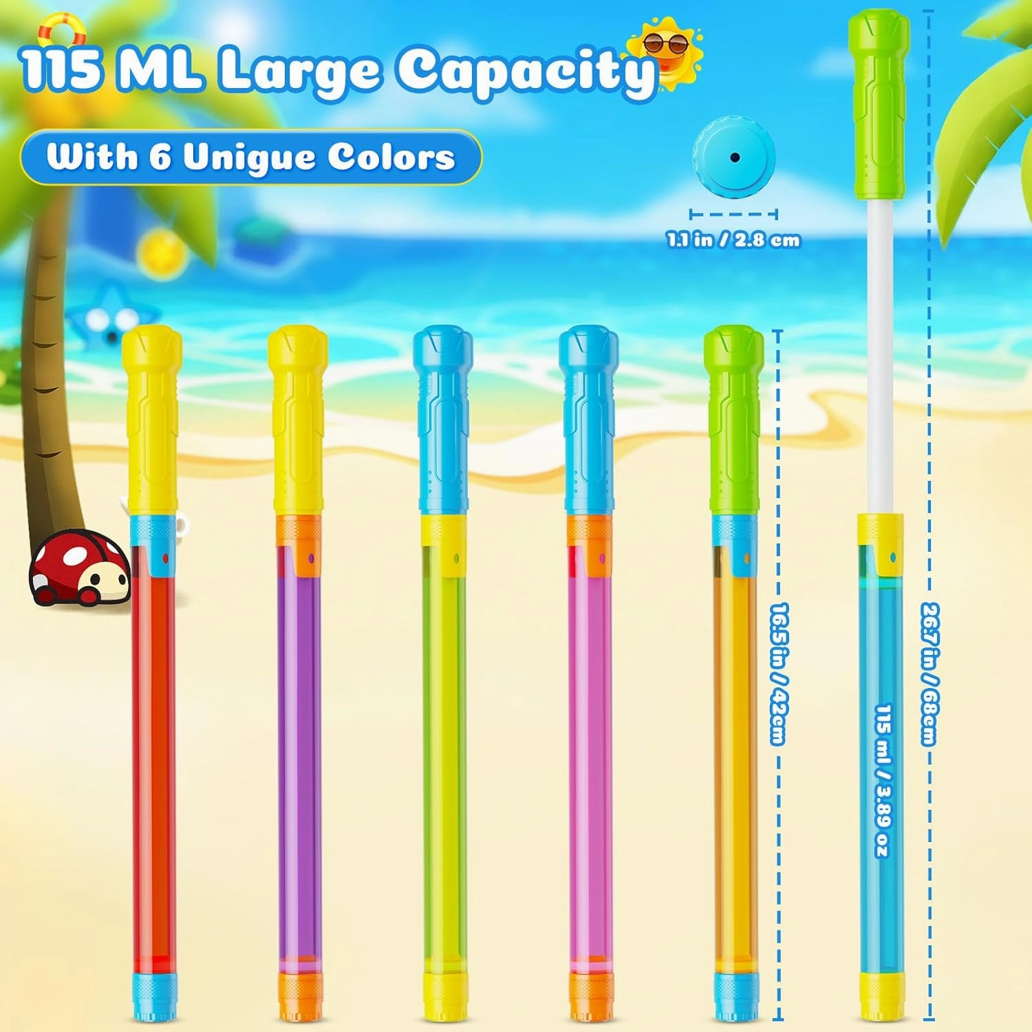 Water Gun Squirt Toys for Kids Adults: Outdoor Super Blaster Water Guns for Kids Age 3-4-5-8-12 Bulk - Fun Water Squirter Toy for Swimming Pool Beach Summer Outside Party Games（24 Pack）