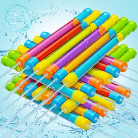 Water Gun Squirt Toys for Kids Adults: Outdoor Super Blaster Water Guns for Kids Age 3-4-5-8-12 Bulk - Fun Water Squirter Toy for Swimming Pool Beach Summer Outside Party Games（24 Pack）