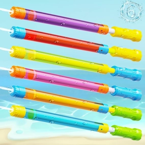 Water Gun Squirt Toys for Kids Adults: Outdoor Super Blaster Water Guns for Kids Age 3-4-5-8-12 Bulk - Fun Water Squirter Toy for Swimming Pool Beach Summer Outside Party Games（6 Pack）