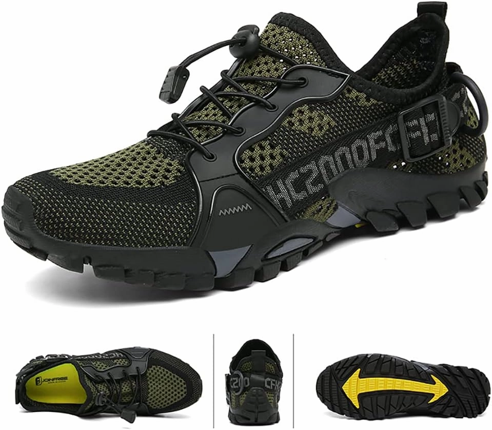Water Shoes Men Women Outdoor Hiking Shoes Quick Drying Beach Aqua Shoes Travel Trekking Walking Climbing Sneakers