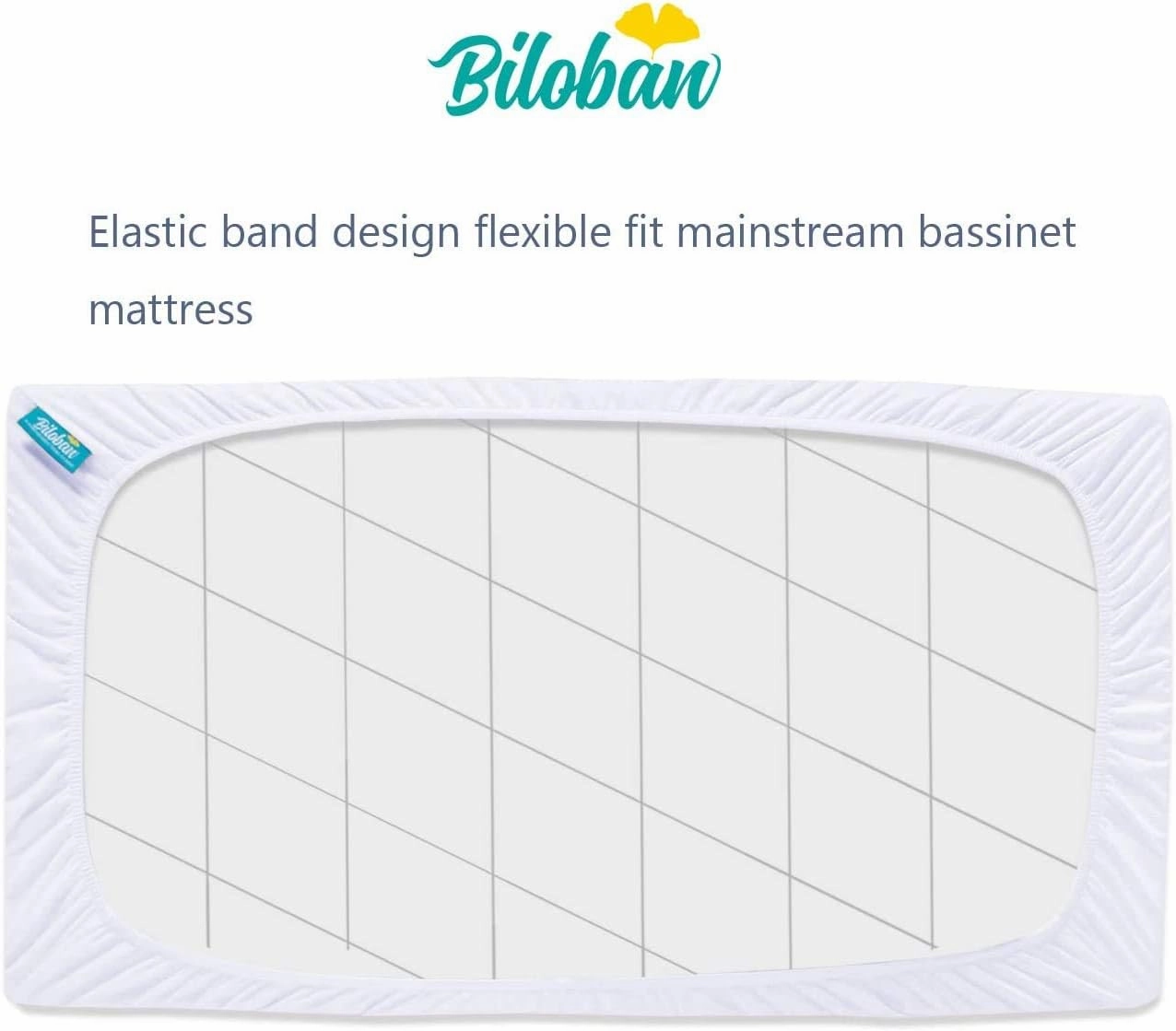 Waterproof Bassinet Mattress Pad Cover Compatible with Maxi-COSI Iora/Swift Lightweight Portable Bassinet, 2 Pack, Ultra Soft Viscose Made from Bamboo Terry Surface, Breathable and Easy Care