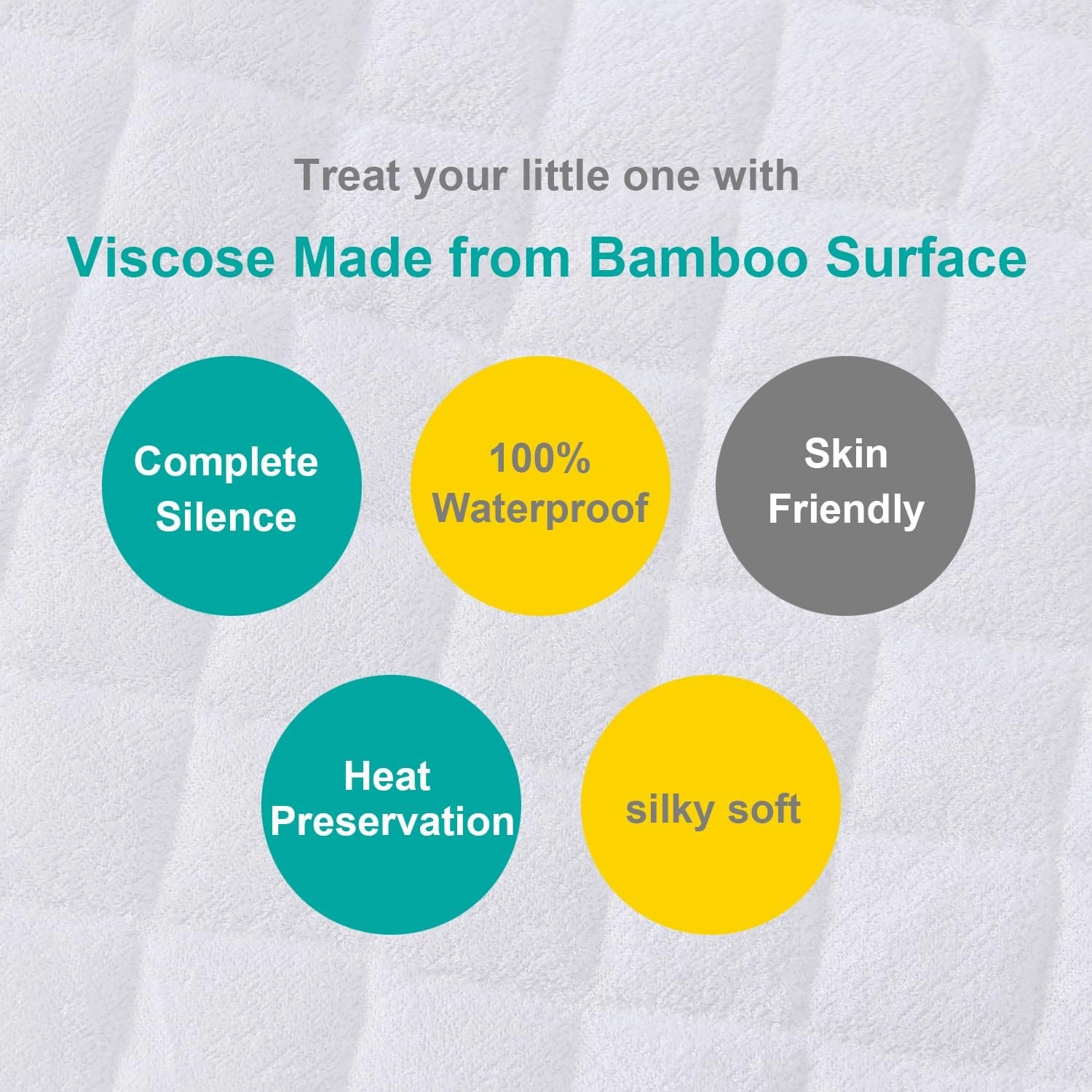 Waterproof Bassinet Mattress Pad Cover Compatible with Maxi-COSI Iora/Swift Lightweight Portable Bassinet, 2 Pack, Ultra Soft Viscose Made from Bamboo Terry Surface, Breathable and Easy Care