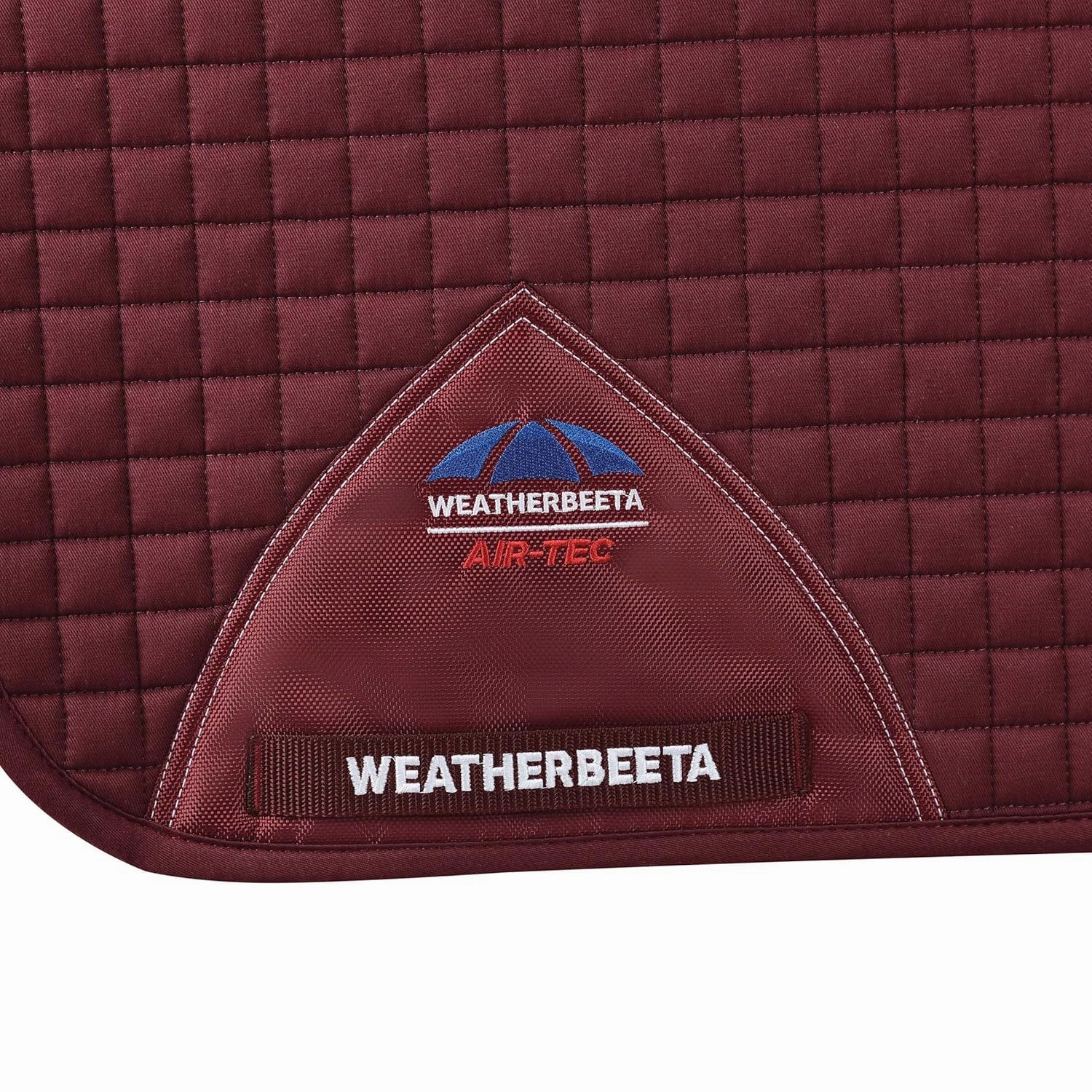 WeatherBeeta Prime Air-Tec Dressage Saddle Pad, Burgundy, Large