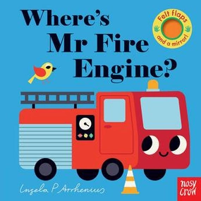 Where's Mr  Fire Engine? - Felt Flap Book