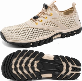 Wide Water Shoes Men Non-Slip Quick Drying Swim Beach Aqua Shoes for Women Water Sport Diving Hiking Sailing Travel River Shoes Summer Amphibious Shoes