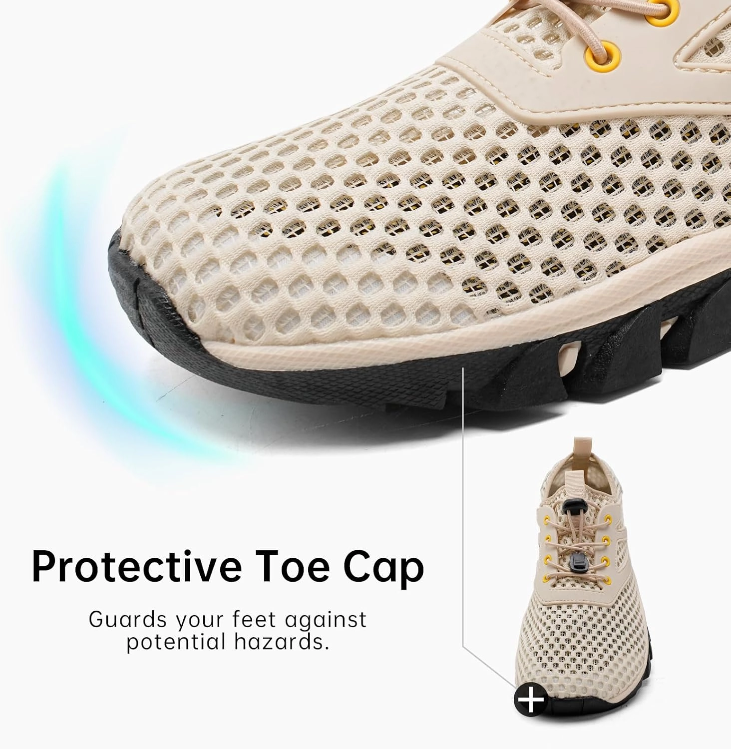 Wide Water Shoes Men Non-Slip Quick Drying Swim Beach Aqua Shoes for Women Water Sport Diving Hiking Sailing Travel River Shoes Summer Amphibious Shoes