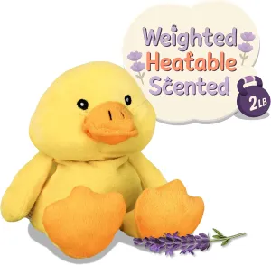 WILD BABY Weighted Stuffed Animals - Microwavable Plush Toy with Calming Lavender - Soft, Cuddly, Heatable Plush for Comfort & Warmth - Gift Ready Cuddles for Kids, Adults & Toddlers (Boys & Girls)