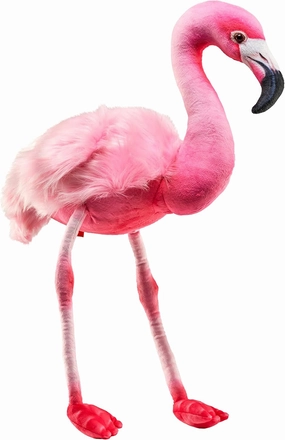 Wild Republic Artist Collection, Flamingo, Gift for Kids, 15 inches, Plush Toy, Fill is Spun Recycled Water Bottles.