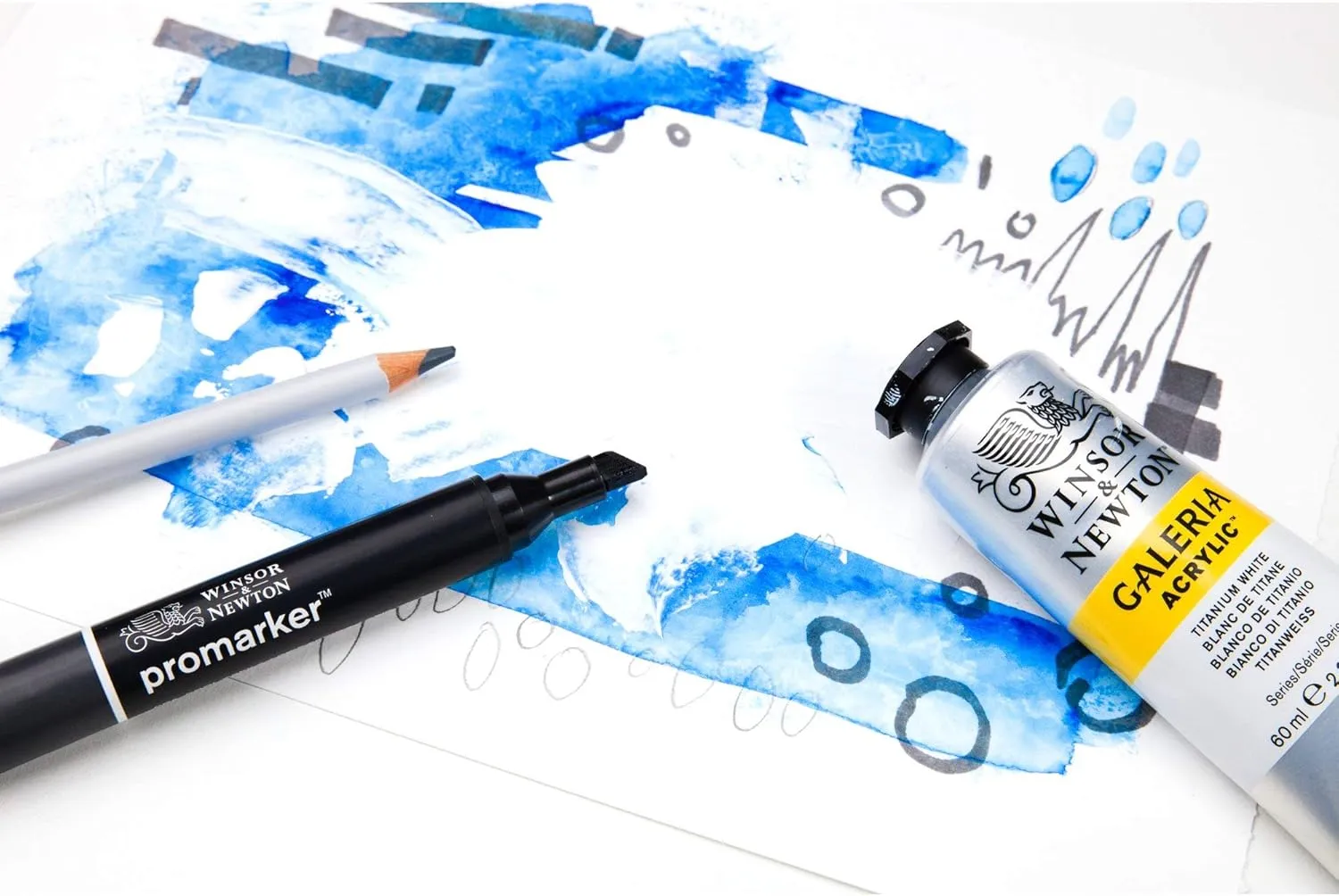Winsor & Newton Professional Mixed Media Pad, 11" x 14", 30 Sheets, 250gsm, White