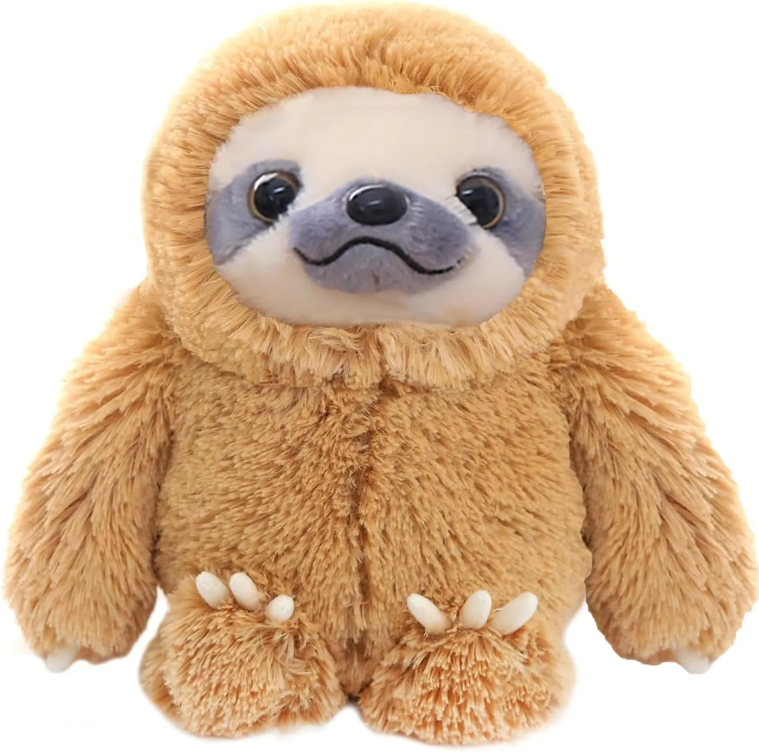 Winsterch Cute Sloth Stuffed Animal Toy,Small Plush Sloth Tedy Bear Stuffed Animal Toys for Kids Birthday Gift Baby Doll (Brown,15.7 Inches)