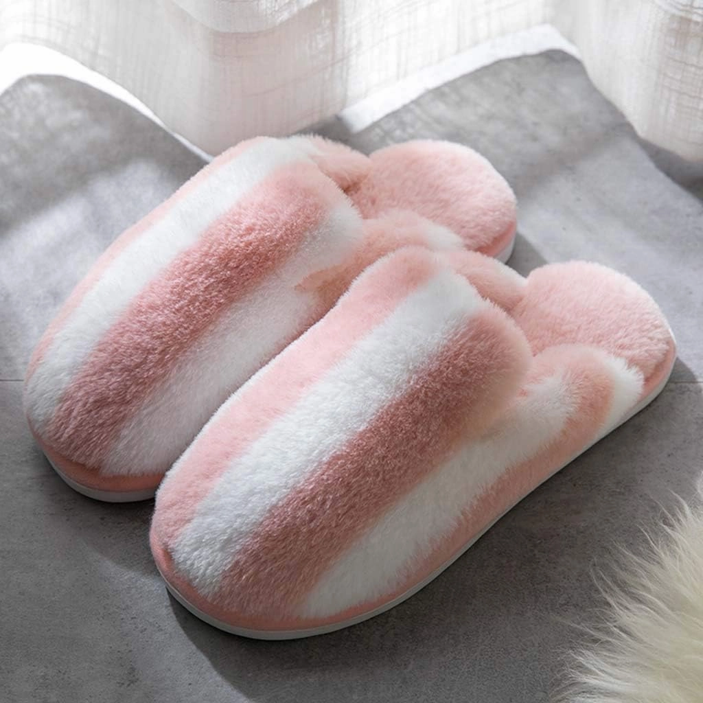 Winter Indoor Cotton Slippers, Home Non-Slip Warm Shoes - Home Men's Slippers - Non-Slip Wear