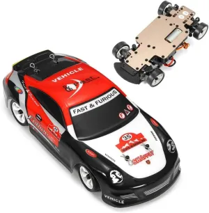 WLtoys XKS K969 1:28 2.4G 4WD RC Car Alloy Brushed Remote Control Racing Crawler RTR Drifting Toys Models Toys for Kids (K969 2B)
