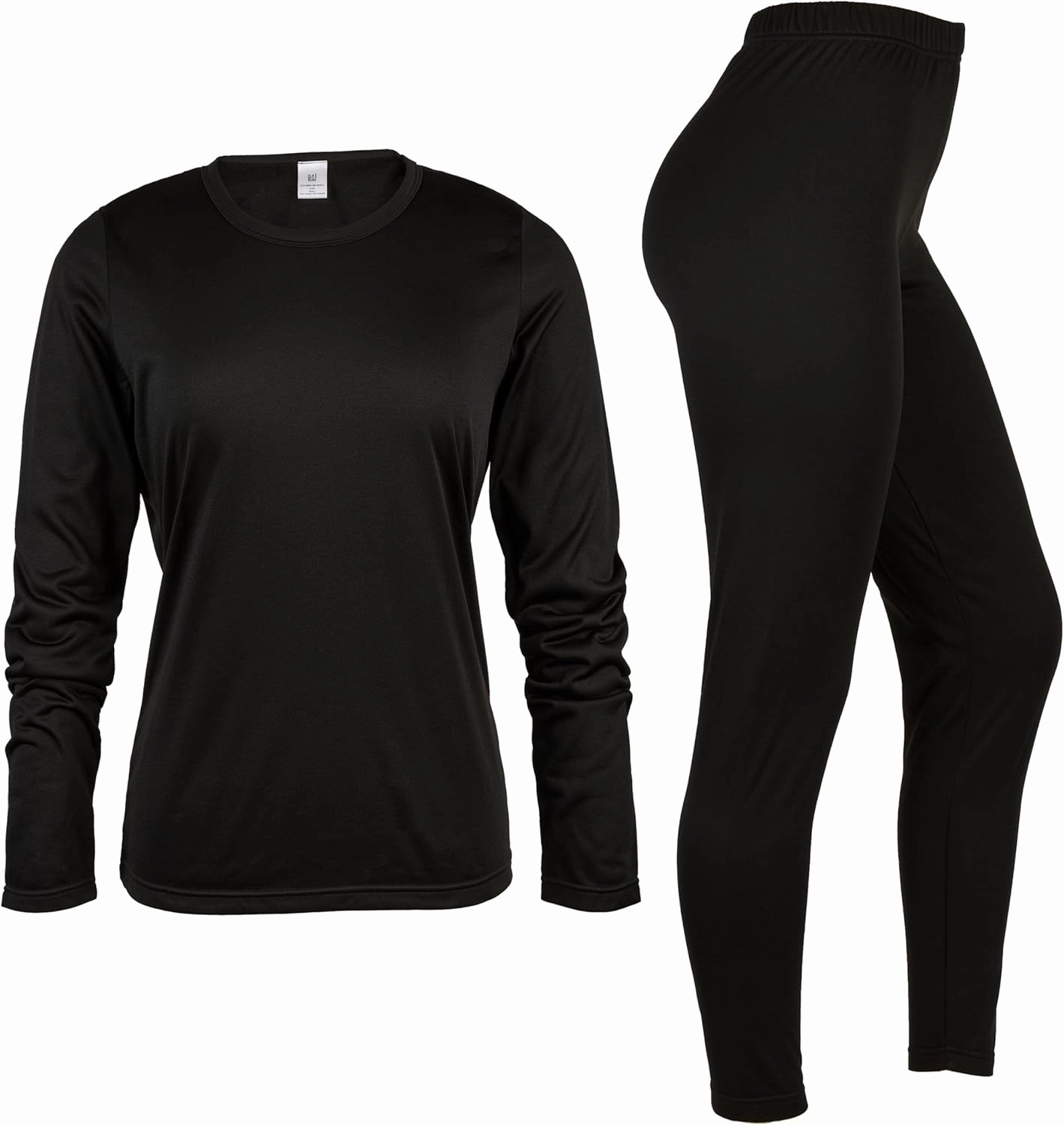 Women's Ultra-Soft Brushed Thermal Base Layer Set – 2-Piece Moisture-Wicking Warm Underwear for Cold Weather