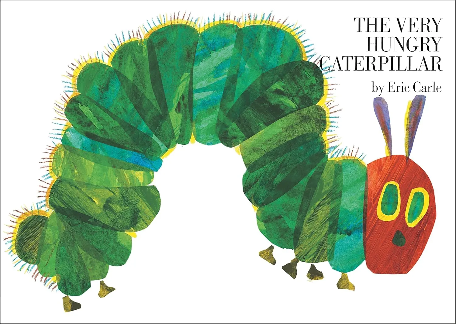 World of Eric Carle The Very Hungry Caterpillar Hardcover, Caterpillar Butterfly Reversible Stuffed Plush Toy, Animal Rummy Card Game, and Gift - Book Bag (A Classic Educational Gift Set) (Toddler)