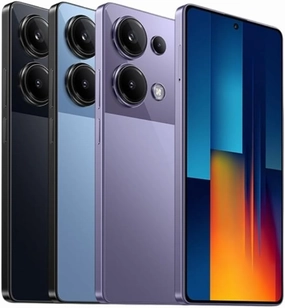 Xiaomi Poco M6 Pro 4G LTE GSM (256GB   8GB) 64MP Triple Camera 6.67" Octa Core (Tmobile Mint Tello Global) Unlocked   (Bundle Fast Car Charger) (Black Global ROM)