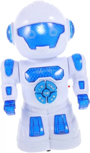 Yardwe Robotic Toy for Children Flashing Robot Toy Educational Robot for Boys Safe Fun