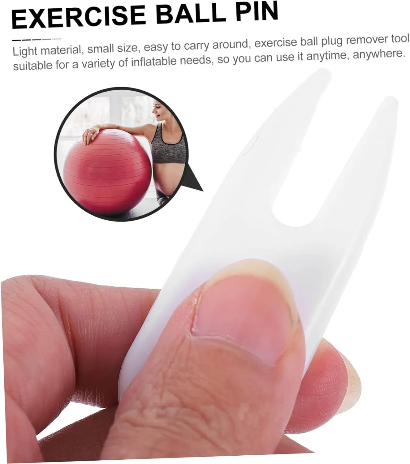 YARNOW Yoga Ball Air Plug Pilates Exercise Ball Plug Replacement Adults Stability Balls Yoga Ball Plug Fitness