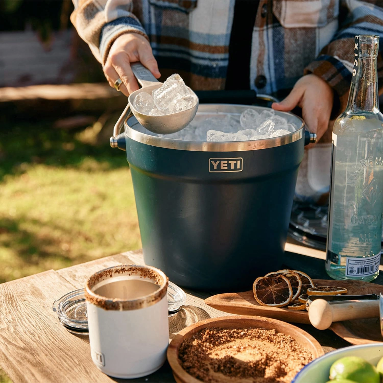 YETI Beverage/Ice Bucket, Holds 6 Longnecks or 3 Bottles of Wine